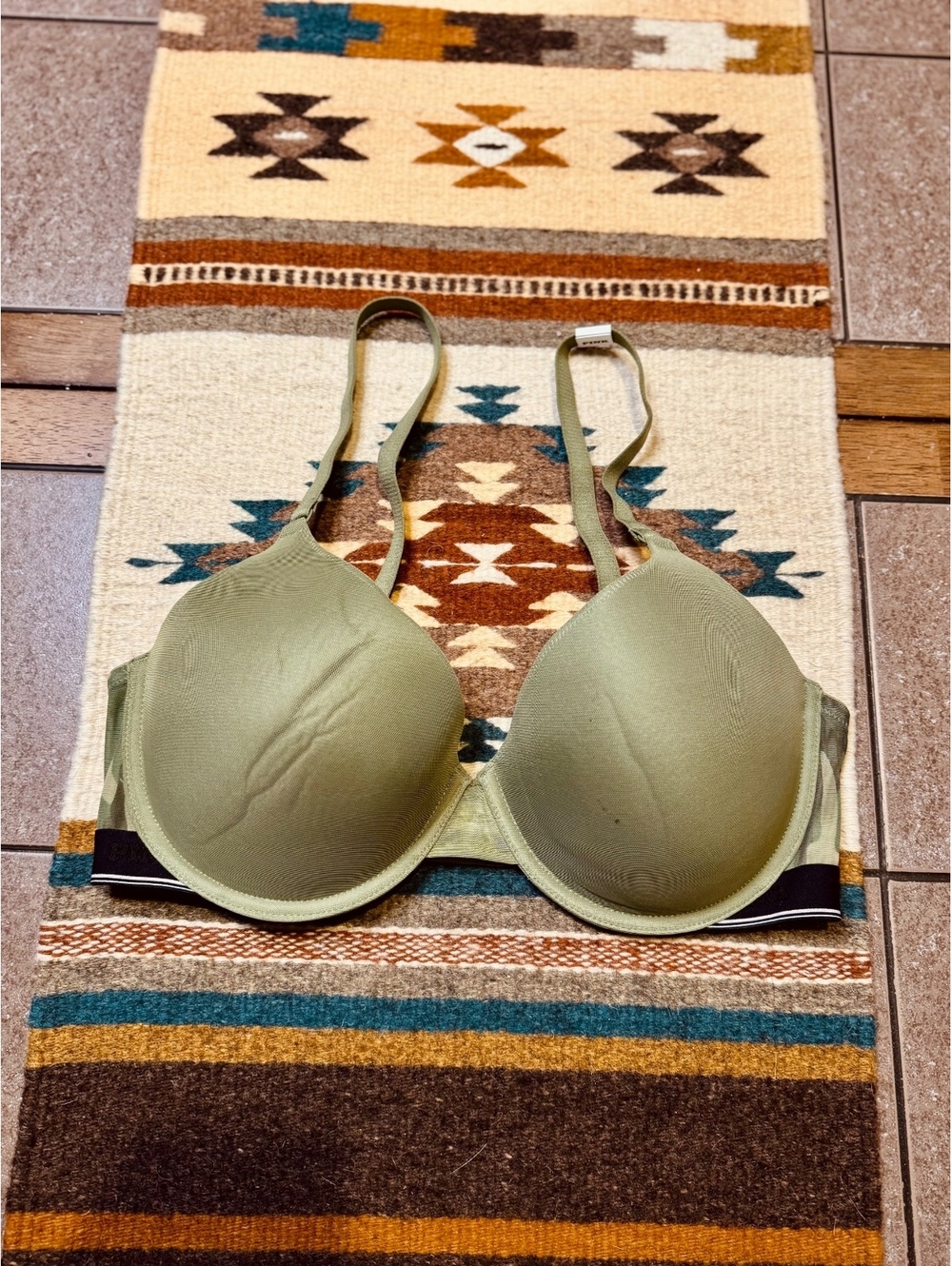NEW camo Victorias Secret Pink push up bra size 36DD